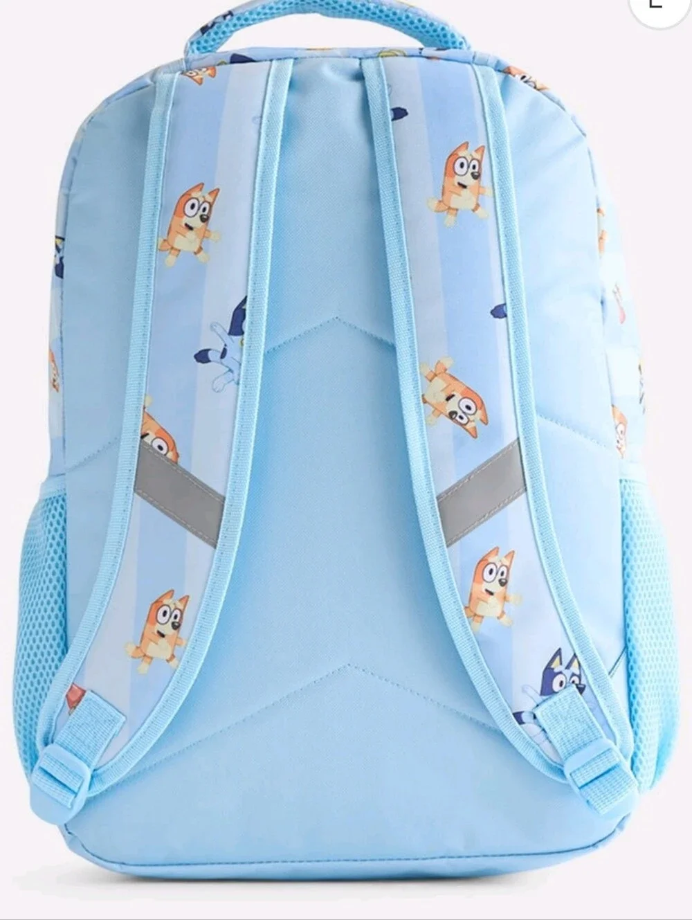 BBC Bluey Unisex Striped Sister Dance Backpack Set with Lunch Bag and Headphones